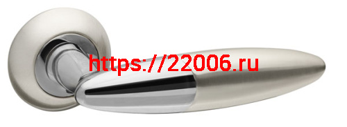 Ручка Fuaro (Фуаро) раздельная R.RM54.SOLO (SOLO RM) SN/CP-3 матовый никель/хром