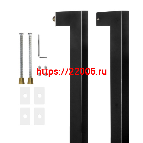 Ручка-скоба Fuaro (Фуаро) PULL.PH38/1000.26 INOX 304 (PH-26-38/1000-INOX) BLACK фото 2