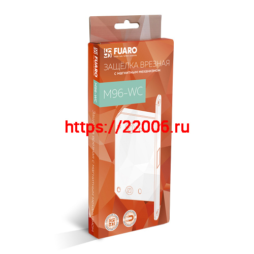 Защелка Fuaro (Фуаро) врезная MAGNM96WC-50 (M96WC-50) WH белый фото 2