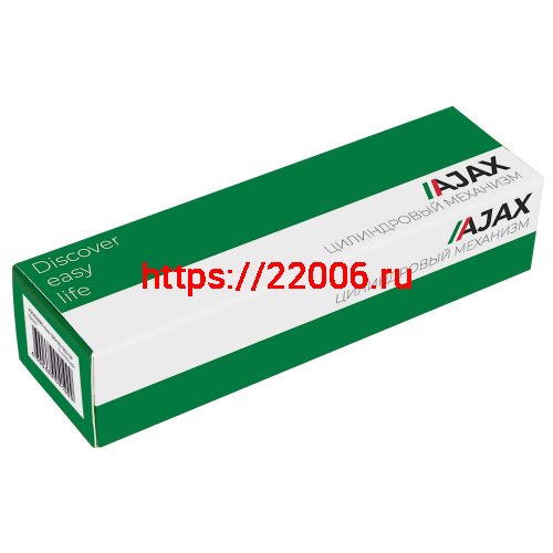 Цилиндровый Ajax (Аякс) механизм (AZ102/90) AZ1002Knob90 (40+10+40) CP хром фото 2