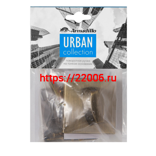 Ручка Armadillo (Армадилло) поворотная BK6.K.USS52 (WC-BOLT BK6 USS) FSG-39 флорентийское золото фото 2