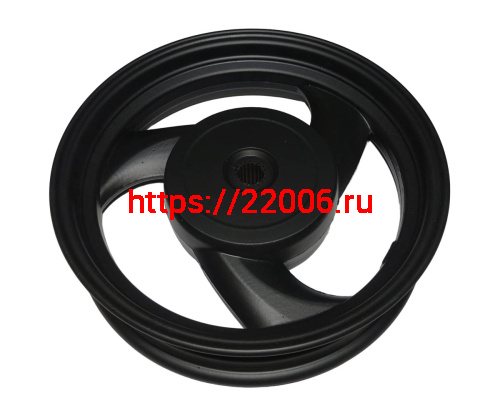 Обод 10" задний литой, барабан. тормоз 2,15-10  SPARK (3-х лучевой) (043) фото 2