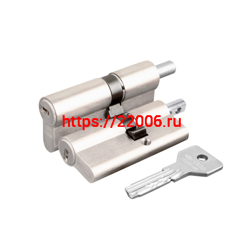 Цилиндровый механизм Cisa (Чиза) под вертушку ASIX OE302-85.12 (80 мм/40+10+30), НИКЕЛЬ