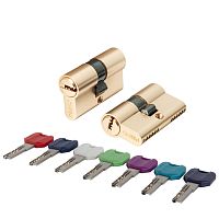 Цилиндровый Punto (Пунто) механизм MaxPro7000Key60mm(25+10+25) SSG сатин.золото 7key