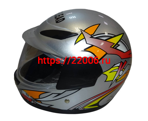 Шлем интеграл "Safelead" HF-908 (619) Детский E05 BLACK, TB-SILVER размер S (16 шт.) фото 3 Шлем интеграл "Safelead" HF-908 (619) Детский E05 BLACK, TB-SILVER размер S (16 шт.) фото 3