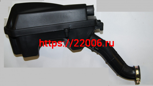 Фильтр воздушный (корпус) 139QMB 50cc без бумаж.фильт.элемента (колесная база 12") длин.патрубок