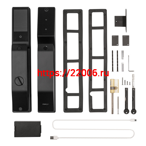 Электронный замок Moorgen T3+ c WiFi, с видеодомофоном фото 3