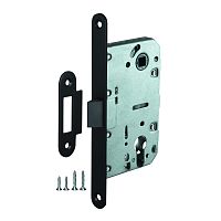 Корпус Ajax (Аякс) врезного замка c защёлкой PLASTLP85-50 ВL черный