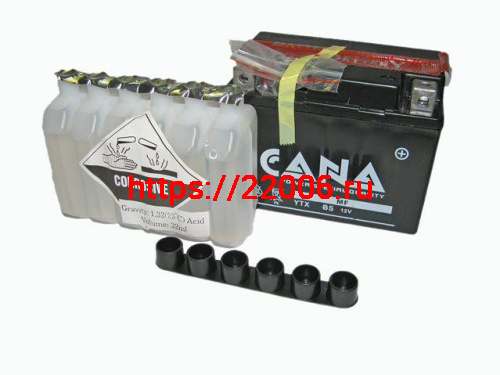 Аккумулятор CANA 12v/9hr YTX9-BS (90EN, MF, 150*88*106, 2,5кг, +) 6