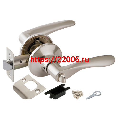 Ручка Punto (Пунто) защелка DK620 SN-BK (6020 SN-B) (фик.) мат. никель