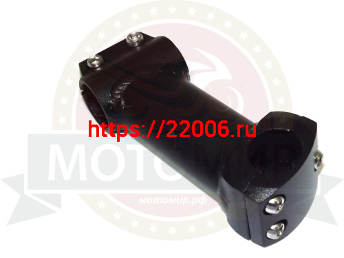 Вынос руля нерегул. алюм.,25,4мм под руль 25.4мм, черный (НХ-Y08-11) Вынос руля нерегул. алюм.,25,4мм под руль 25.4мм, черный (НХ-Y08-11)