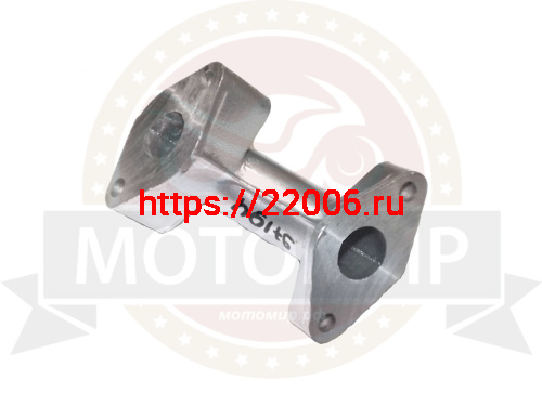 Патрубок карбюратора 1Р39 алл  (90 гр) YD-4 d18мм