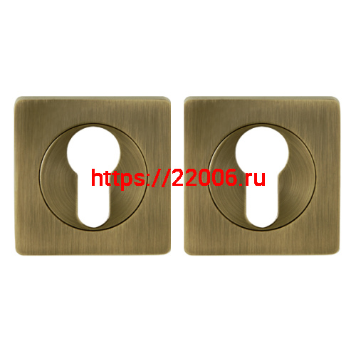 Накладка Ajax (Аякс) под цилиндр ET.K.JK51 (ET JK) ABG-6 зелёная бронза