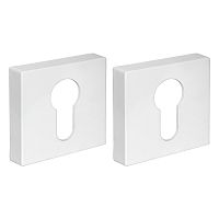 Накладка Fuaro (Фуаро) под цилиндр ET.K.DM51 (ET DM) WH-19 белый