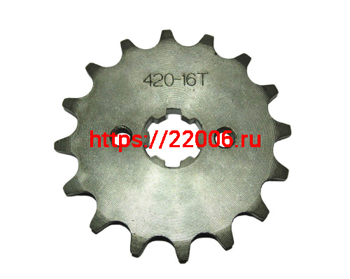 Звезда 16 зуб. (420) (d14-17, 2х30) цепи, ведущая X-MOTOS (НАБОР) Звезда 16 зуб. (420) (d14-17, 2х30) цепи, ведущая X-MOTOS (НАБОР)