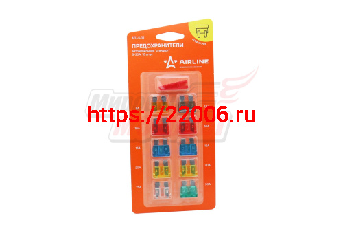 Предохранители н/о 2108-09, 2115 (10 шт. 5-30А) (AFU-S-03)