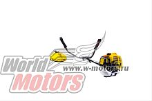 Мотокоса CHAMPION Т433S-2 (1,25кВт/1,7лс, 42,7см3, неразъемн.прямая штанга, U-ручка,леска 3мм,8,2кг)