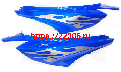 Облицовка задняя, левая + правая, скутер ORBIT