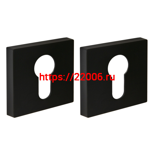 Накладка Fuaro (Фуаро) под цилиндр ET.K.DM51 (ET DM) BL-24 черный