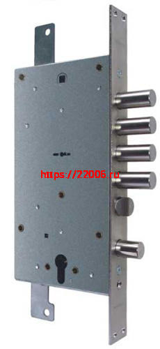 Замок Guardian (Гардиан) врезной двухсистемный ЗВ 25.12 Т с тягами, 5 кл. /123:209/