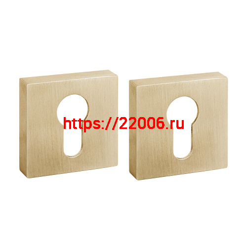 Накладка Fuaro (Фуаро) под цилиндр ET.K.DM51 (ET DM) SSG-39 сатинированное золото
