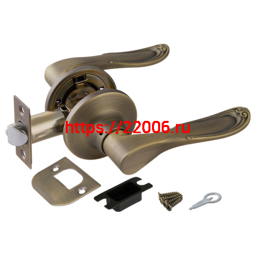 Ручка Punto (Пунто) защелка DK630 MAB-PS (6030 MAB-P) (без фик.) мат.бронза