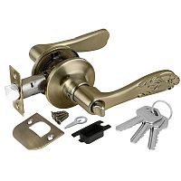 Ручка Punto (Пунто) защелка 6033 AB-E (кл./фик.) бронза