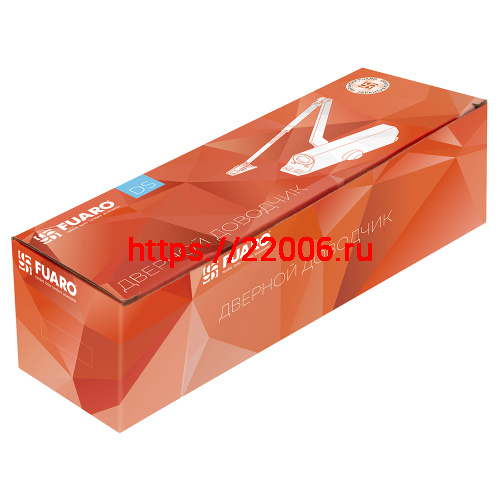 Доводчик Fuaro (Фуаро) дверной DC20-5 (DC-205) AL до 120 кг (алюминий) фото 2