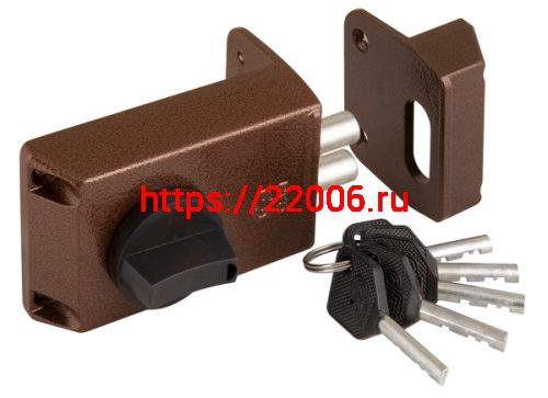 Замок Sam (Сам) накладной ЗНД1А/Д полимер/покр /88300/