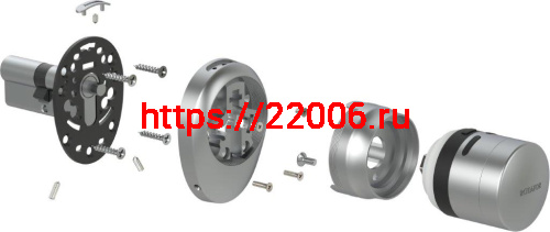 Электронный Armadillo (Армадилло) замок ROTATOR EL.RT01.01 SC матовый хром фото 6