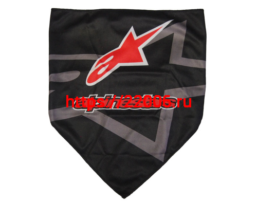 Платок мото/скутер ГРАФИКА (треугольный, сзади на липучке, защита дыхания, ЗВЕЗДА/AlpineSt SA0001 Платок мото/скутер ГРАФИКА (треугольный, сзади на липучке, защита дыхания, ЗВЕЗДА/AlpineSt SA0001
