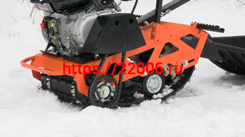 Мотобуксировщик компактный БЕЛКА - 8+ л.с. фото 2
