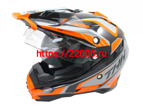 Мотошлем THH TX-27 №3 black/orange (L)