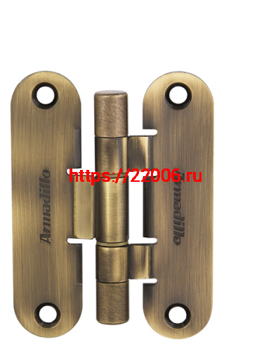 Петля Armadillo (Армадилло) универсальная OPTIMUM Mini AB Бронза