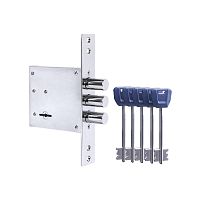 Замок Punto (Пунто) врезной сувальдный MDV30S-817 CP (V30/S) CP хром