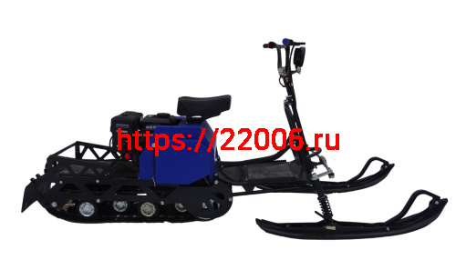 Мотобуксировщик компактный с лыжным модулем ЛИДЕР-ДЕЛЬТА-2, CVTL (+Фара) 8+ л.с., ВАРИАТОР TAV2-40 фото 3