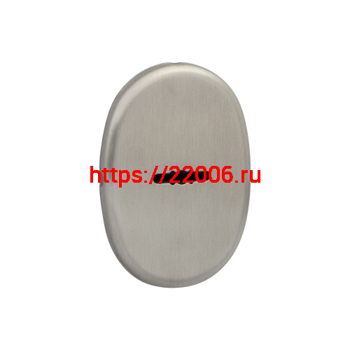 Накладка Fuaro (Фуаро) на сувальдный замок ESC.S-auto.ECO/OV.477 (ESC 477 eco) с авт. шторками SN матовый никель