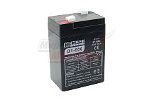Аккумулятор герметичный 6В 6Aч HEMEN ENERGY DT606(OT5-6/A)(70x48x100mm)(электромашинки)