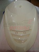 Облицовка передняя верхняя YB50QT-3 Racer Meteor/ ACTIV (ВНИЗУ РЕШЁТКА) некрашенная