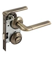 Комплект ручек Punto (Пунто) с защелкой с запиранием SET72/A REX TL/HD AB-6 зеленая бронза