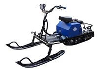 Мотобуксировщик компактный с лыжным модулем ЛИДЕР-ДЕЛЬТА-2, CVTL (+Фара) 8+ л.с., ВАРИАТОР TAV2-40