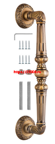 Ручка-скоба Fuaro (Фуаро) PULL.SM250.PALAZZO AB-7 (PALAZZO PULL SM) матовая бронза фото 3