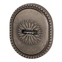 Накладка Armadillo (Армадилло) на сувальдный замок ESC.S-auto.CL/OV (PS-DEC CL) AS-9 античное серебро