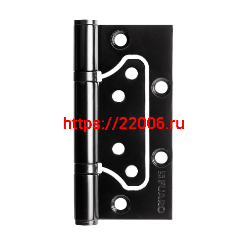 Петля Fuaro (Фуаро) из нержавейки универсальная без врезки IN4500W INOX 304 BL (500-2BB 100x2,5) черный Петля Fuaro (Фуаро) из нержавейки универсальная без врезки IN4500W INOX 304 BL (500-2BB 100x2,5) черный