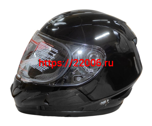 Шлем интеграл KIRIN KL-118, черный, серый, красный, синий, размер M фото 3