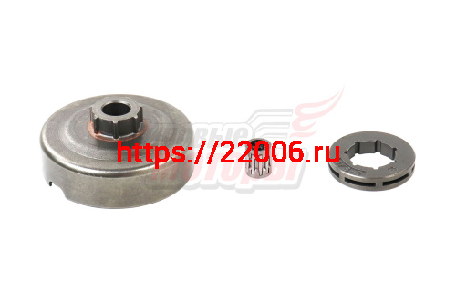 Барабан сцепления-звездочка ECHO CS310/352ES/353ES/SH305S с сепаратором, со съемным венцом (1000013)