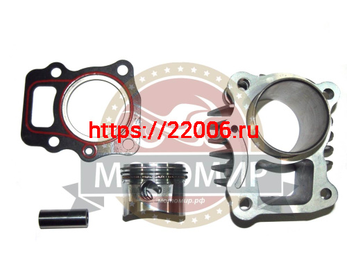 Цилиндр в сборе с поршнем 4-х такт. 44 мм, ATV R07-GY60, Target NEXT (цилин+порш+пал.+коль.) (НАБОР)