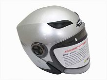 Мотошлем YM-619 серебряный (L)