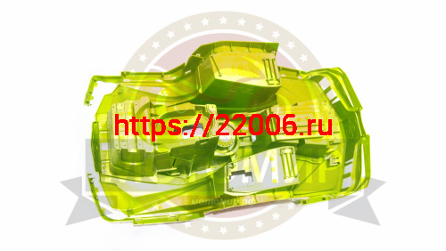 Пластик верхний для машинок "квадроцикл Полярис" зеленый