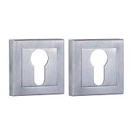 Накладка Punto (Пунто) под цилиндр ET.K.QL52 (ET QL) SSC-16 сатинированный хром